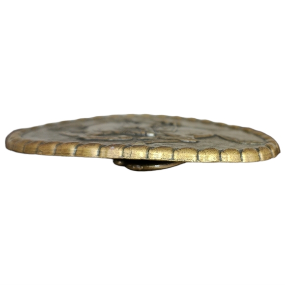 Vintage Pony Express Rider Commemorative Buckle - Picture 4 of 4